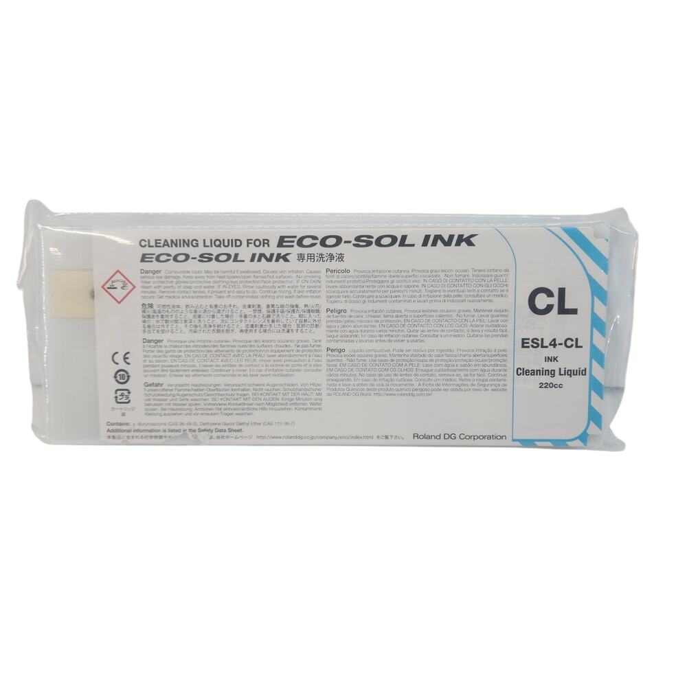 SEALED Roland Eco Solvent Max Ink Cleaning Liquid 220ml